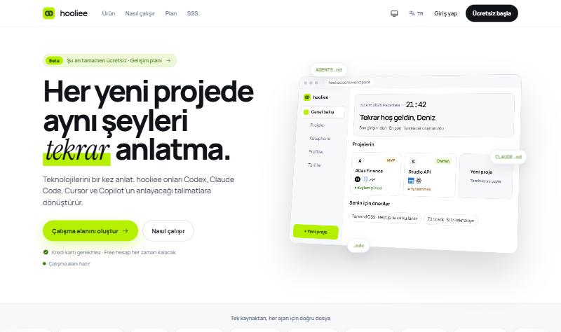 hooliee.com ana sayfası